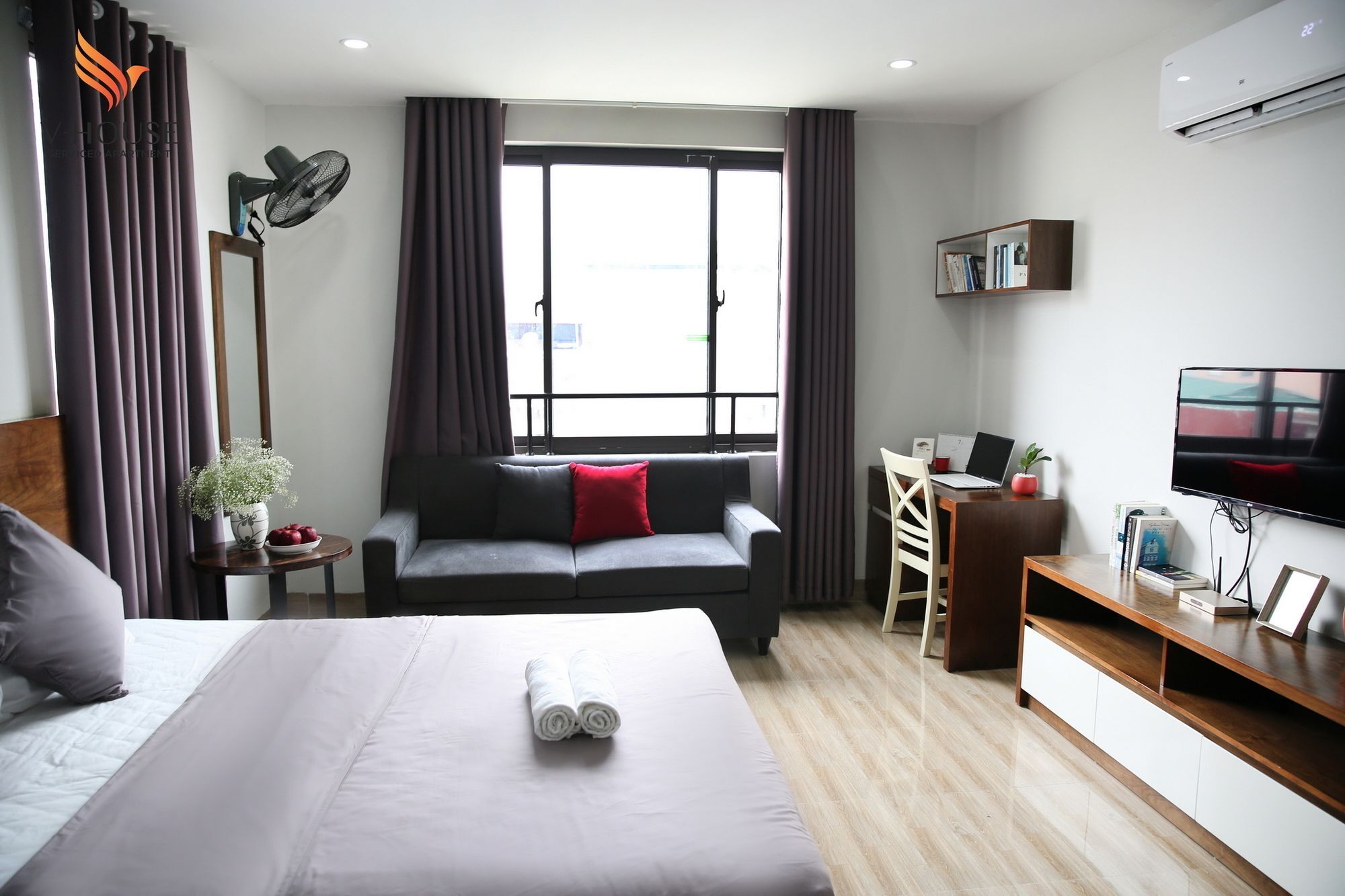 V House 6 Serviced Apartment Hanoi Bagian luar foto