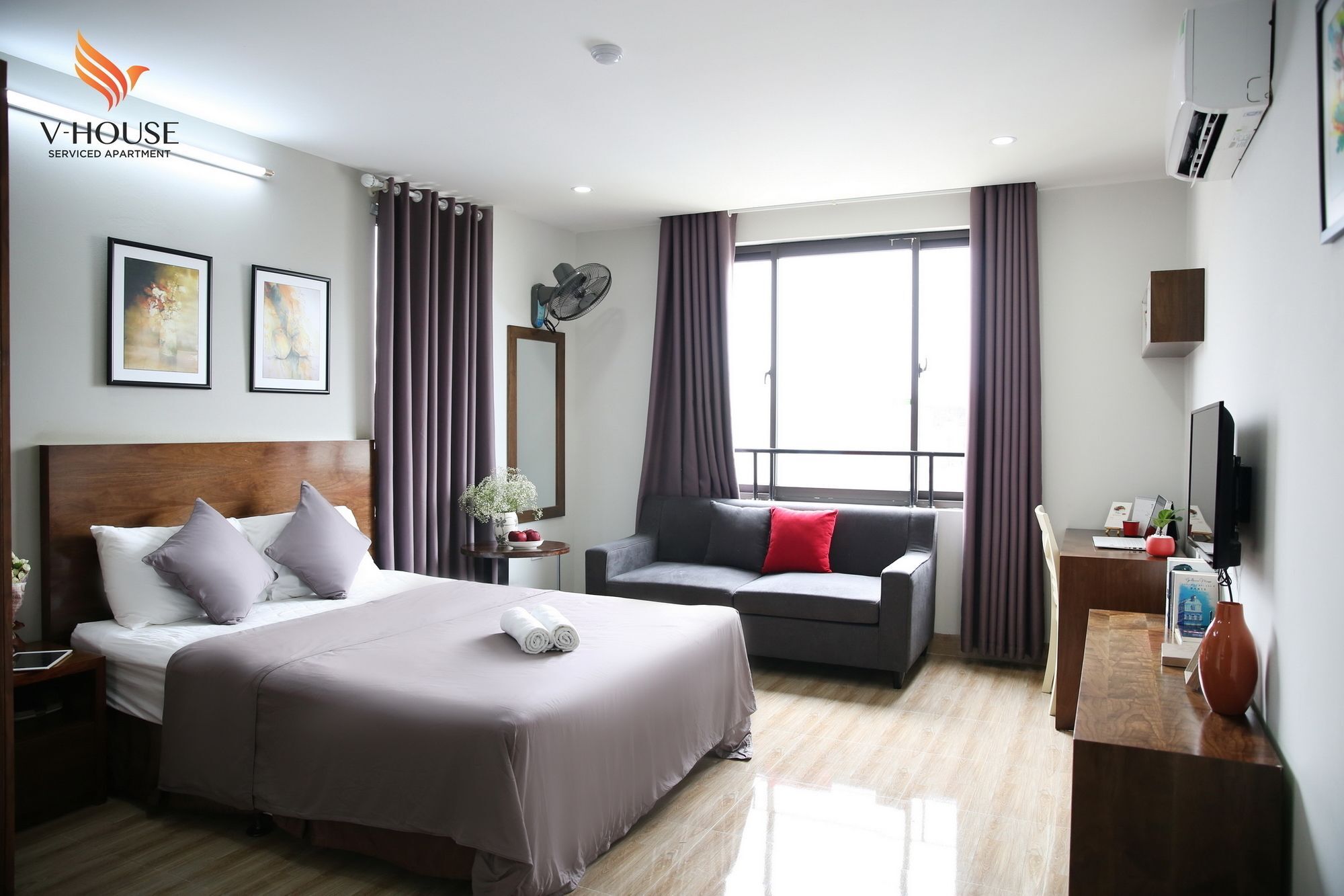 V House 6 Serviced Apartment Hanoi Bagian luar foto